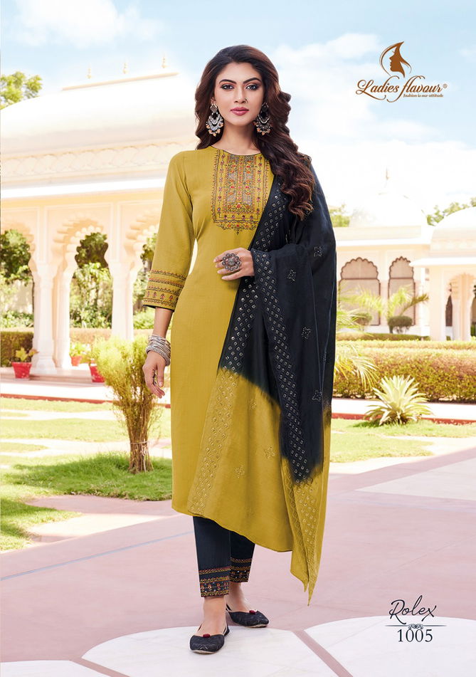 Rolex Ladies Flavour Chinon Fancy Wear Wholesale Designer Salwar Suits Catalog